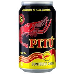 Aguardente Pitu Lata 1x350ml