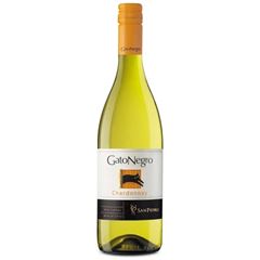 Vinho Gato Negro Branc Chardonnay Chile 1x750ml