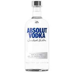 Vodka Absolut Natural Nova Embalagem 1x1000ml