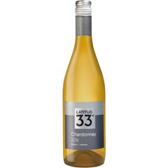 Vinho Latitud 33graus Chardonnay Bco 1x750ml