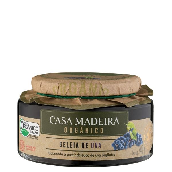 Geleia de Uva Tradicional Casa Madeira 240g