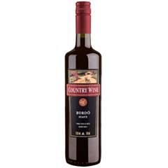 Vinho Country Wine Bordo Suave 1x750ml