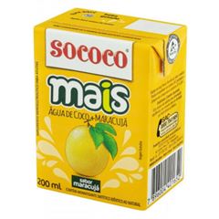 Agua De Coco Sococo Mais Maracuja 1x200ml