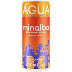 Agua Mineral Minalba Com Gas Lata 1x310ml