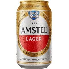 Cerveja Amstel Lager Lata 1x350ml