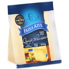 Queijo Parmesao Faixa Azul Corte Fatia 1x300grs