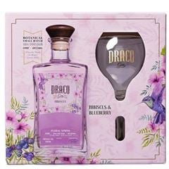 Gin Draco Hibiscus Com Taca 1x750ml