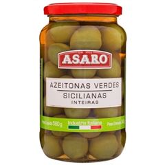 Azeitonas Verde Siciliana Inteira Asaro 1x340g