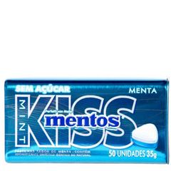 Pastilha Mentos Kiss Mint Sem Acucar 1x35grs