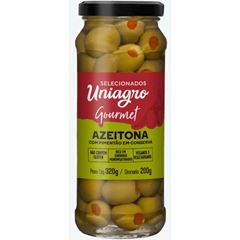 Azeitona Uiniagro Com Pimentao Em Conserva 1x200grs