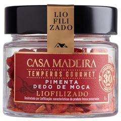 Tempero Casa Madeira Pimenta Dedo De Moca Liofilizado 1x8grs