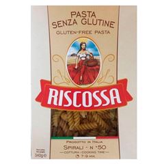 Macarrao Riscossa Spirali Sem Gluten N 50 1x340grs