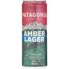 Cerveja Patagonia Amber Lager Sleek Lata 1x350ml