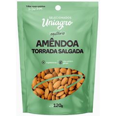 Amendoa Uniagro Torrada Salgada Sf 1x120g