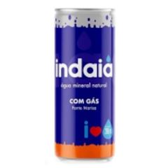 Agua Mineral Com Gas Indaia Lata 1x269ml