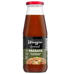 Molho Uniagro  Passata Tomate Com Manjericao 1x680grs