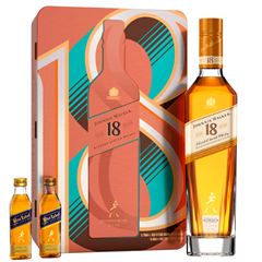 Whisky Johnnie 18yo 1x750ml  Blue 2x50ml