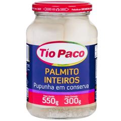 Palmito Tio Paco Pupunha Inteiro 1x300grs