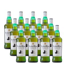 Whisky Black E White 12x700ml Caixa