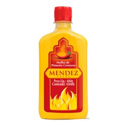 Molho De Pimenta Cremoso Tradicional Mendez 1x490ml