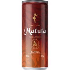 Cachaca Matuta Fire E Fresh Lata 1x350ml