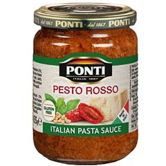 Molho Italian Ponti Pesto Rosso 1x135grs