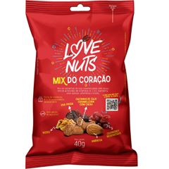 Castanha Mix Do Coracao Love Nuts 1x40grs