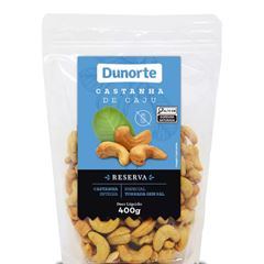 Castanha De Caju Dunorte Torrada Sem Sal Reserva 1x400grs