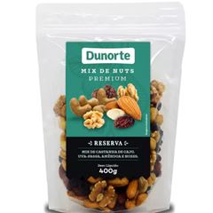 Castanha Mix Dunorte Nuts Premium Reserva 1x400grs