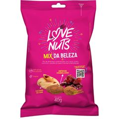 Amendoas Mix Da Beleza Caramelizado Love Nuts 1x40grs