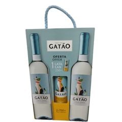 Vinho Gatao Branco Combo 2gfx750ml 1x250ml Lata