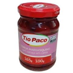 Cereja Tio Paco Marrasquino Em Calda Sem Caroco 1x100grs