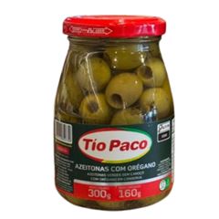 Azeitona Tio Paco Verde S Caroco Com Oregano 1x160g