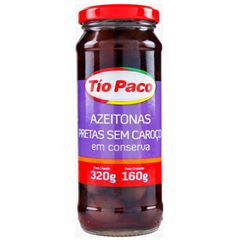 Azeitonas Tio Paco Preta S Caroco Em Conserva 1x160grs