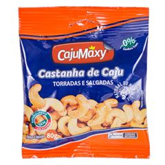 Castanha De Caju Maxy Salgada 1x80grs