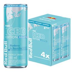 Red Bull Rb Ice Edition Sugarfree 4 Packs 4x250ml