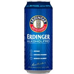Cerveja Erdinger Sem Alcool Alkoholfrei Lata 1x500ml
