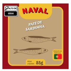 Pate De Sardinha Naval 1x85grs