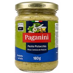 Molho Paganini Pesto De Pistache Cremoso 1x180grs