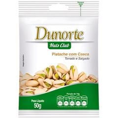 Pistache Salgado Com Casca Dunorte 50grs