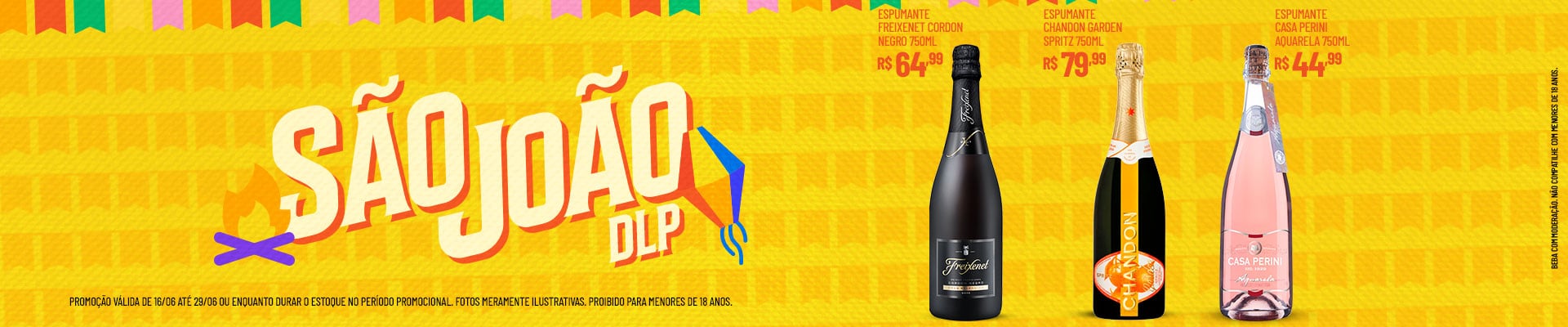 O maior São João é na DLP