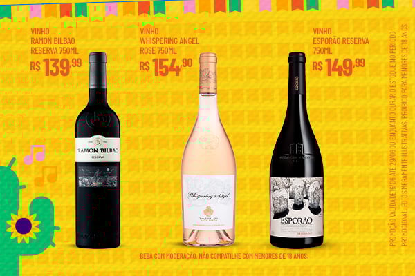 Vinho combina com o São João